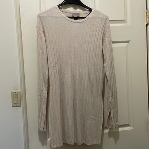 H&M beige long sleeve sweater (sz m)